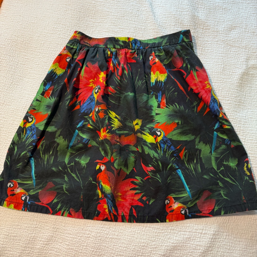 Love Moschino Toucan Tropical A-line Mini Skirt 4